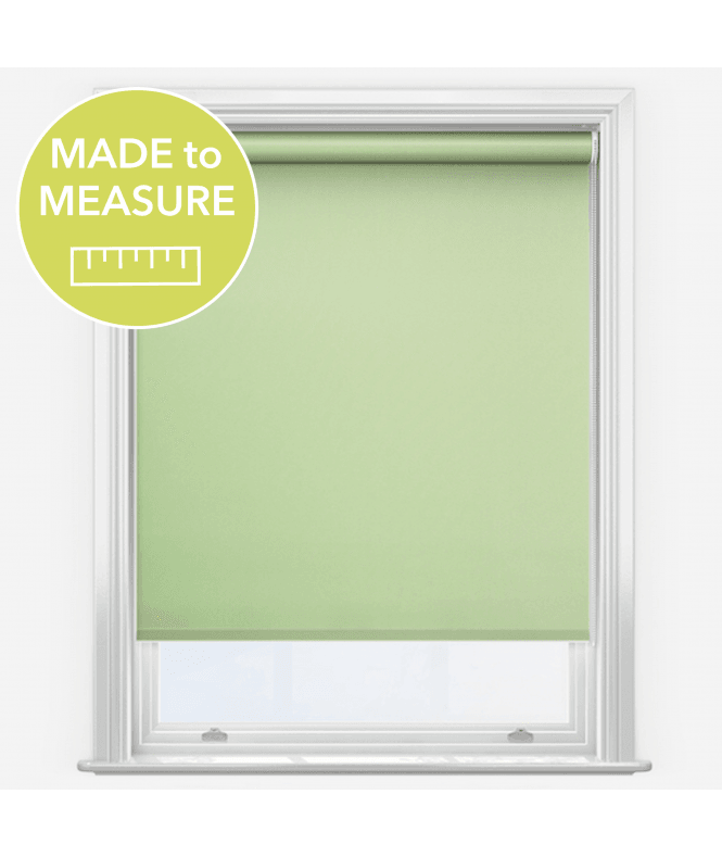 New Edge Blinds Fusion Light Sage Made to Measure Blackout Roller Blind