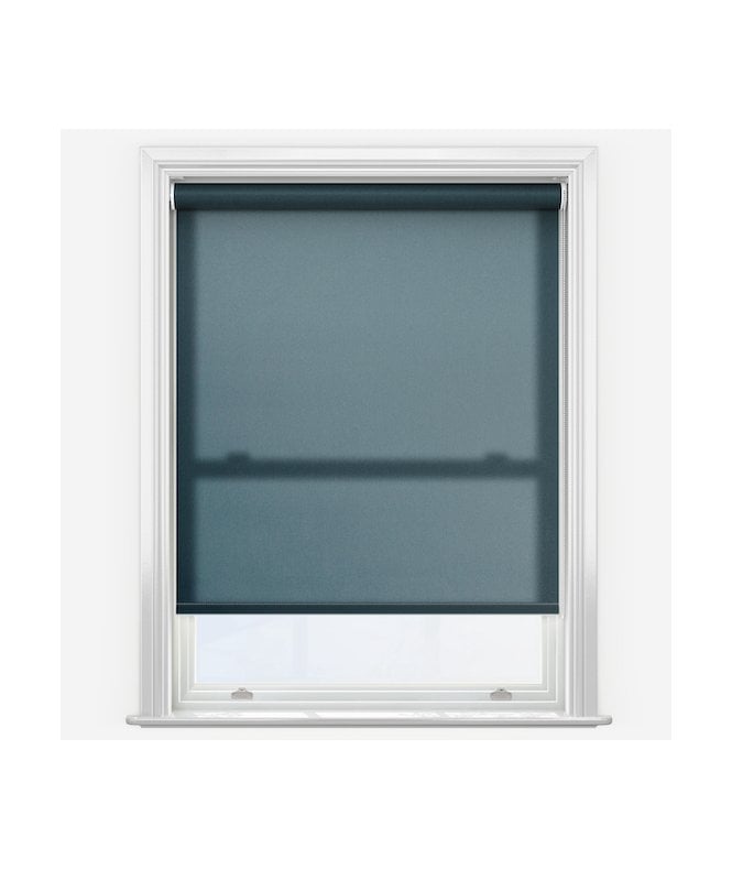 New Edge Blinds Fusion Midnight Blue Made to Measure Dimout Roller Blind