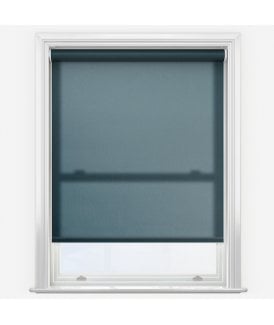 Fusion Midnight Blue Made to Measure Dimout Roller Blind