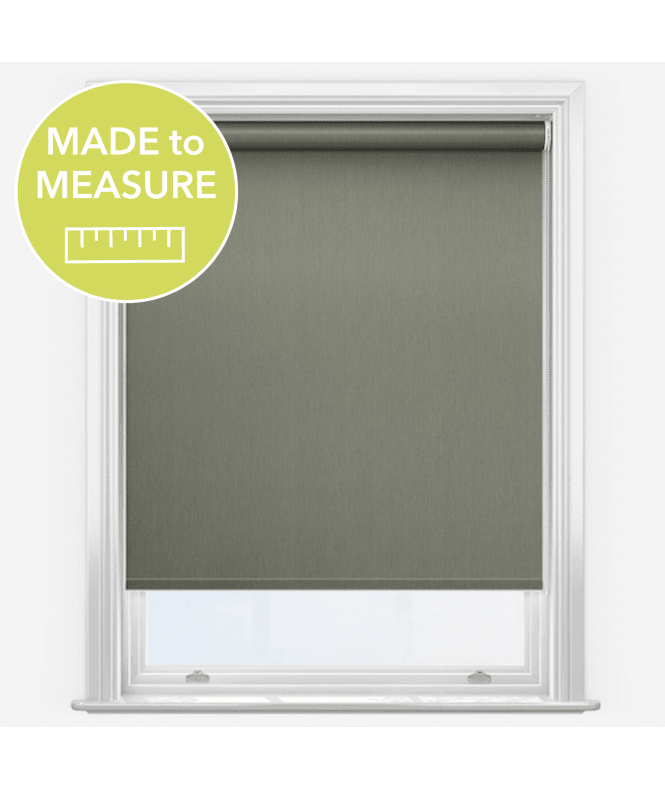 New Edge Blinds Fusion Pewter Made to Measure Blackout Roller Blind
