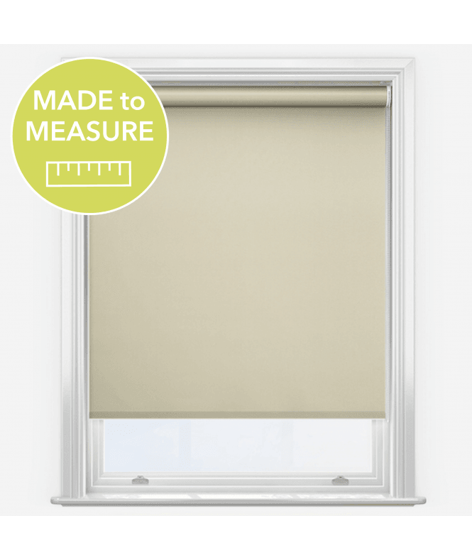 New Edge Blinds Fusion Warm Stone Made to Measure Blackout Roller Blind