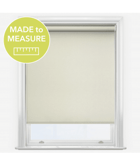 Fusion White Made to Measure Blackout Roller Blind