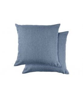 Gardenia Collection Waterproof Indoor / Outdoor Cushion Cover in Blue