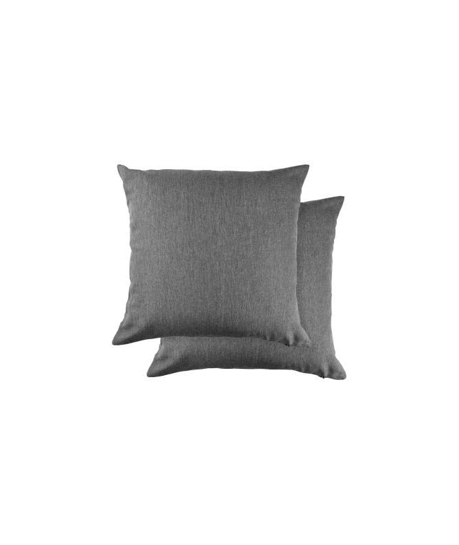 New Edge Blinds Gardenia Collection Waterproof Indoor / Outdoor Cushion Cover in Charcoal