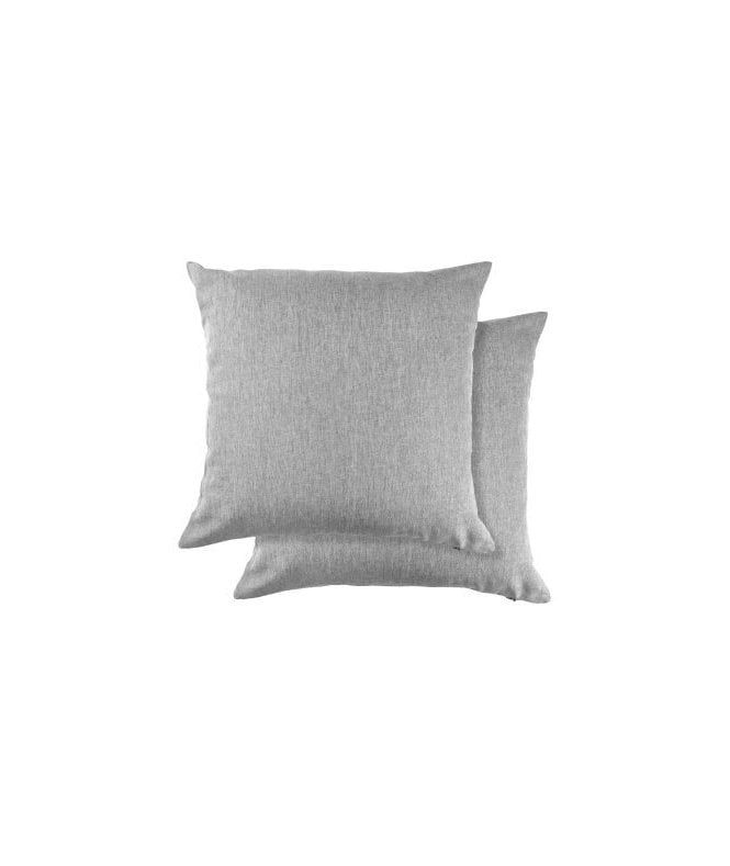 New Edge Blinds Gardenia Collection Waterproof Indoor / Outdoor Cushion Cover in Silver