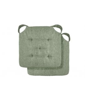 Gardenia Collection Waterproof Indoor / Outdoor Seat Cushion in Green