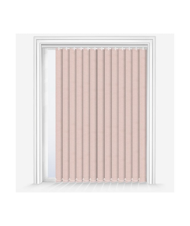 New Edge Blinds Glimpse Blush Custom Made Blackout Vertical Blind