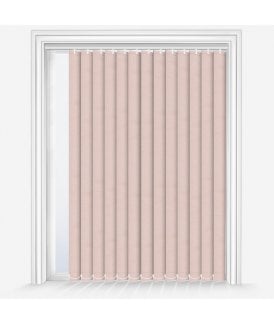Glimpse Blush Custom Made Blackout Vertical Blind
