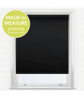Glimpse Noir Made to Measure Blackout Roller Blind