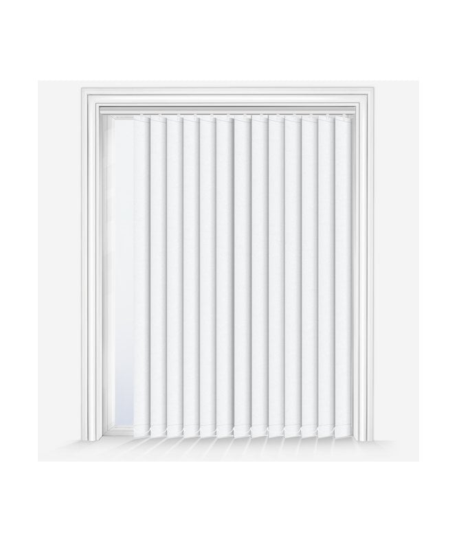 New Edge Blinds Glimpse Snow Custom Made Blackout Vertical Blind