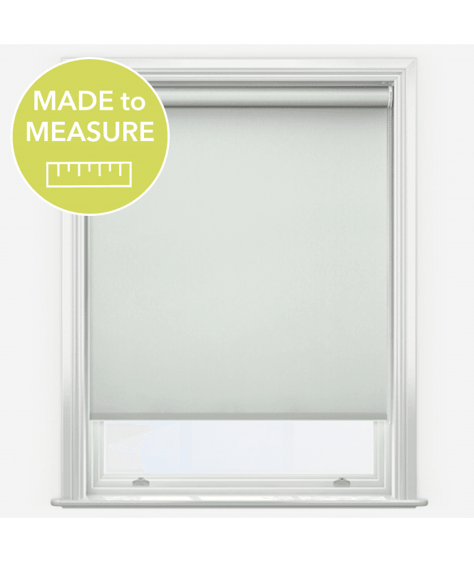 New Edge Blinds Glimpse Snow Made to Measure Blackout Roller Blind