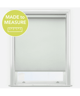 Glimpse Snow Made to Measure Blackout Roller Blind