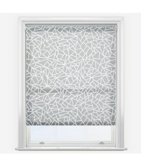 Graphico Dove Grey Made to Measure Dimout Roller Blind