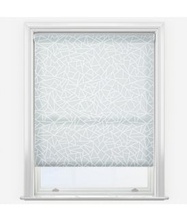 Graphico Light Grey Made to Measure Dimout Roller Blind