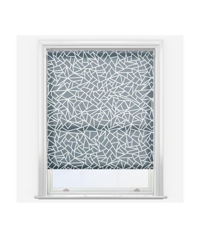 New Edge Blinds Graphico Marine Made to Measure Dimout Roller Blind