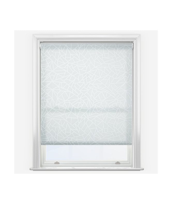 New Edge Blinds Graphico White Made to Measure Dimout Roller Blind