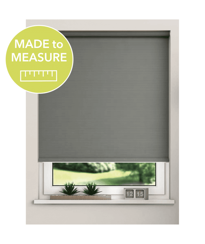 New Edge Blinds Grey Made to Measure Blackout Blind