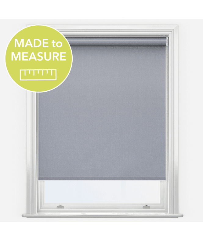 New Edge Blinds Hanson Denim Made to Measure Blackout Roller Blind