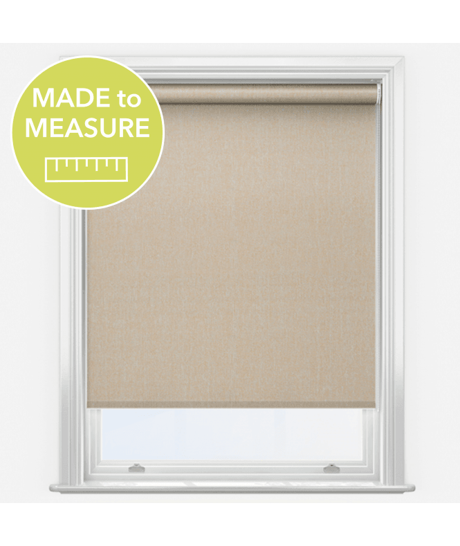 New Edge Blinds Hanson Shell Made to Measure Blackout Roller Blind