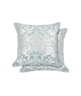 Harrow Collection Jacquard Cushion Cover in Duck Egg