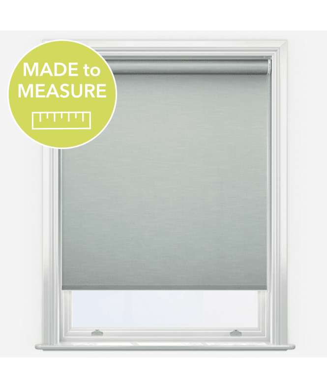 New Edge Blinds Hayworth Mist Made to Measure Blackout Roller Blind