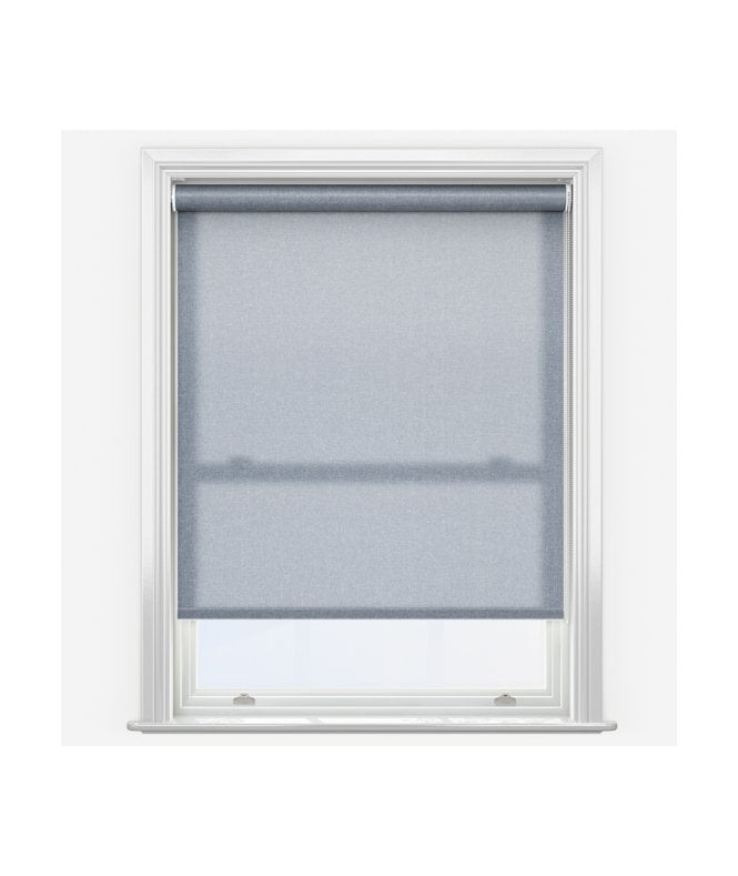 New Edge Blinds Henlow Denim Made to Measure Dimout Roller Blind