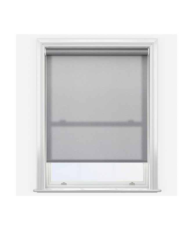 New Edge Blinds Henlow Graphite Made to Measure Dimout Roller Blind
