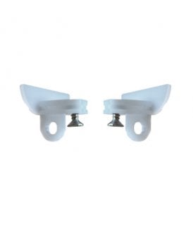 Hidden Curtain Track Top Fix End Cover (Pair)