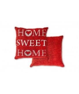 Home Collection Jacquard Cushion Cover in Burnt Orange