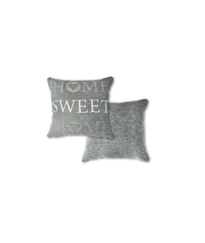 New Edge Blinds Home Collection Jacquard Cushion Cover in Silver