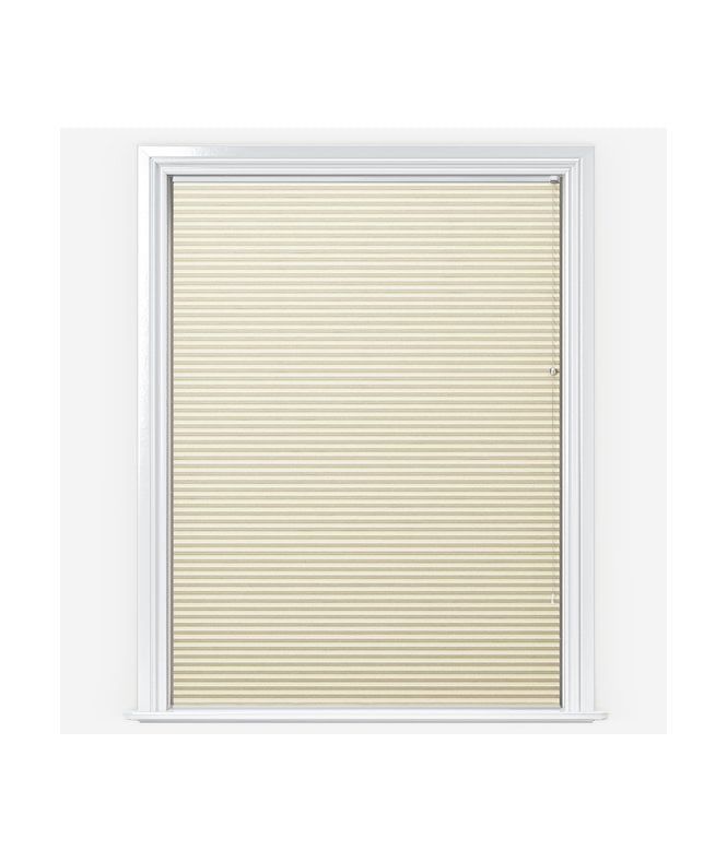 New Edge Blinds Iburg Cream Pleated Dimout Blind
