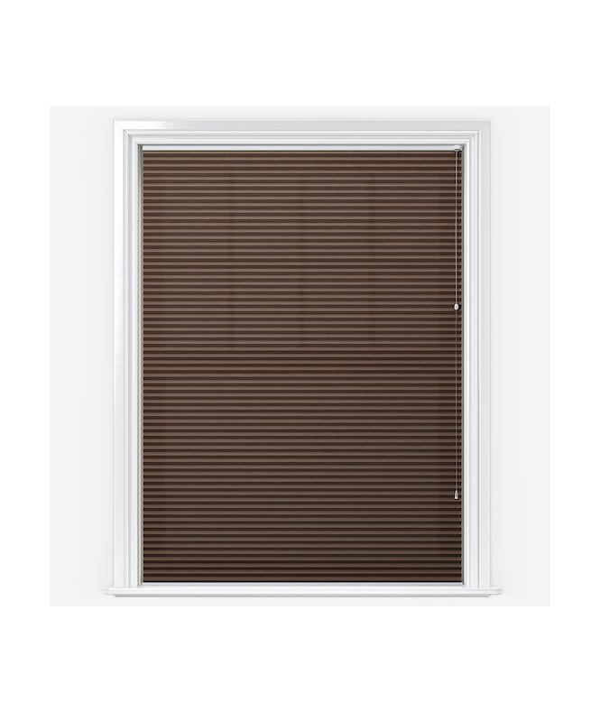 New Edge Blinds Iburg Tan Pleated Dimout Blind
