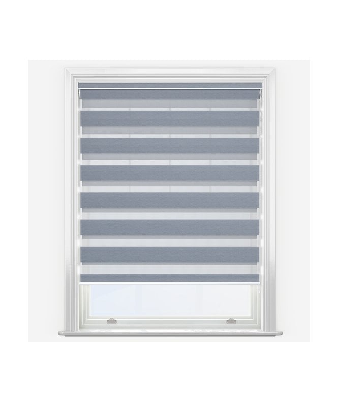New Edge Blinds Infinate Silver Dimout Day & Night Roller Blind