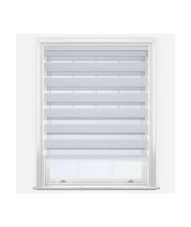 New Edge Blinds Infinate Snow White Dimout Day & Night Roller Blind