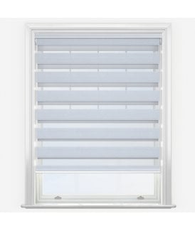 Infinate Snow White Dimout Day & Night Roller Blind