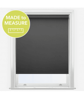 Iris Anthracite Made to Measure Blackout Roller Blind