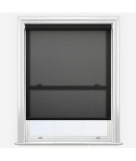 Iris Black Made to Measure Dimout Roller Blind