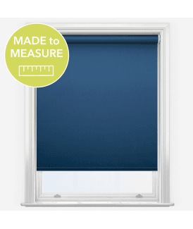 Iris Blue Made to Measure Blackout Roller Blind
