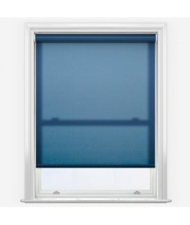 Iris Blue Made to Measure Dimout Roller Blind