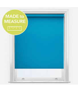 Iris Cyan Made to Measure Blackout Roller Blind