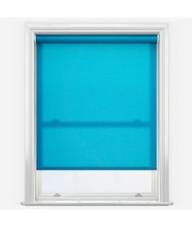 Iris Cyan Made to Measure Dimout Roller Blind