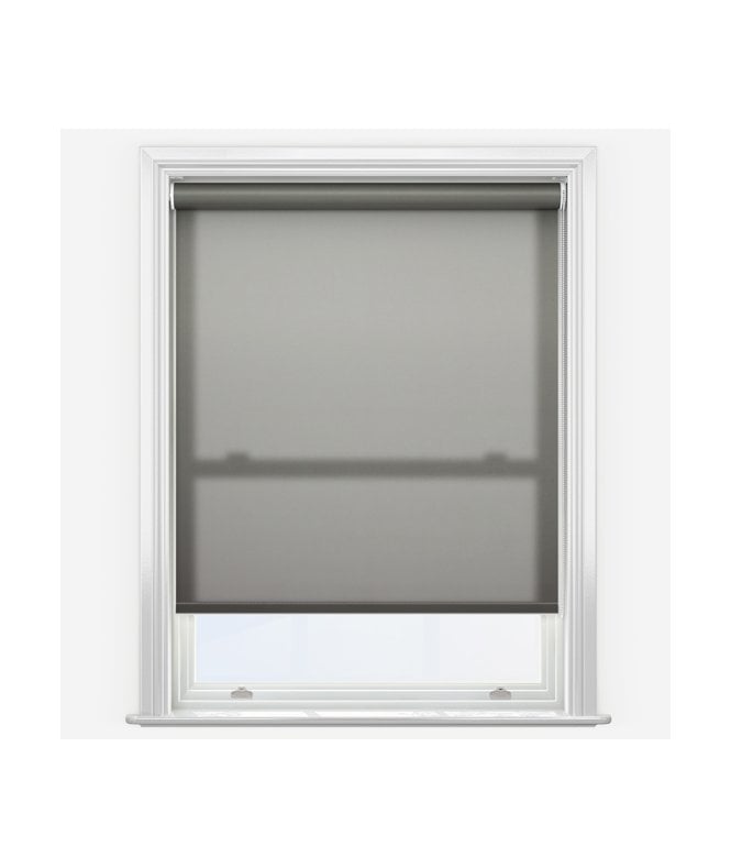 New Edge Blinds Iris Flint Made to Measure Dimout Roller Blind