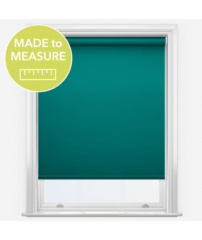 New Edge Blinds Iris Jade Made to Measure Blackout Roller Blind