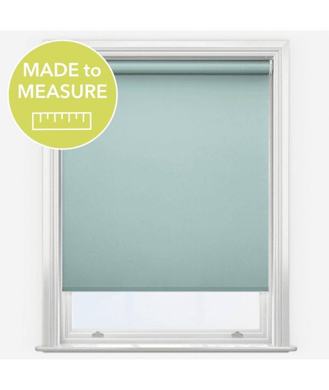 New Edge Blinds Iris Mint Made to Measure Blackout Roller Blind