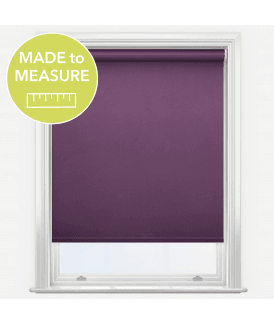Iris Mulberry Made to Measure Blackout Roller Blind