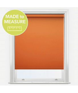 Iris Orange Made to Measure Blackout Roller Blind
