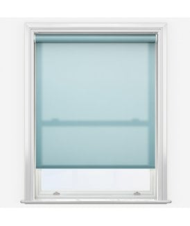 Iris Sky Blue Made to Measure Dimout Roller Blind