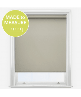 Iris Taupe Made to Measure Blackout Roller Blind