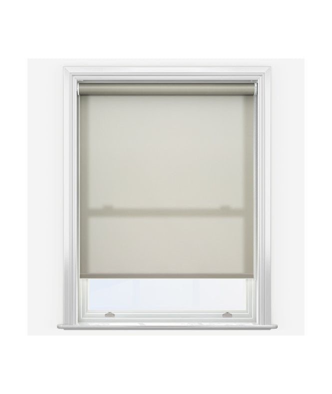 New Edge Blinds Iris Taupe Made to Measure Dimout Roller Blind