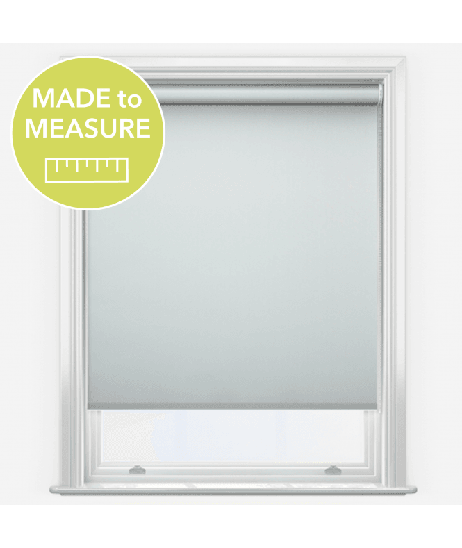 New Edge Blinds Iris White Made to Measure Blackout Roller Blind